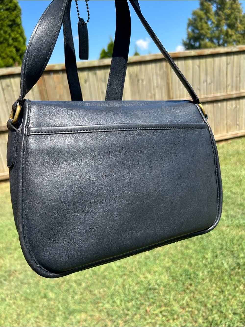 💙 VINTAGE COACH LENOX | NAVY GLOVE-TANNED LEATHER 💙 - Picture 16 of 16